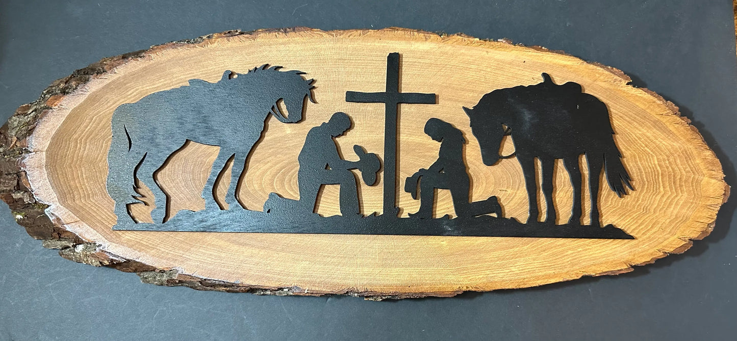 COWBOY & COWGIRL PRAYING... CRAFTS