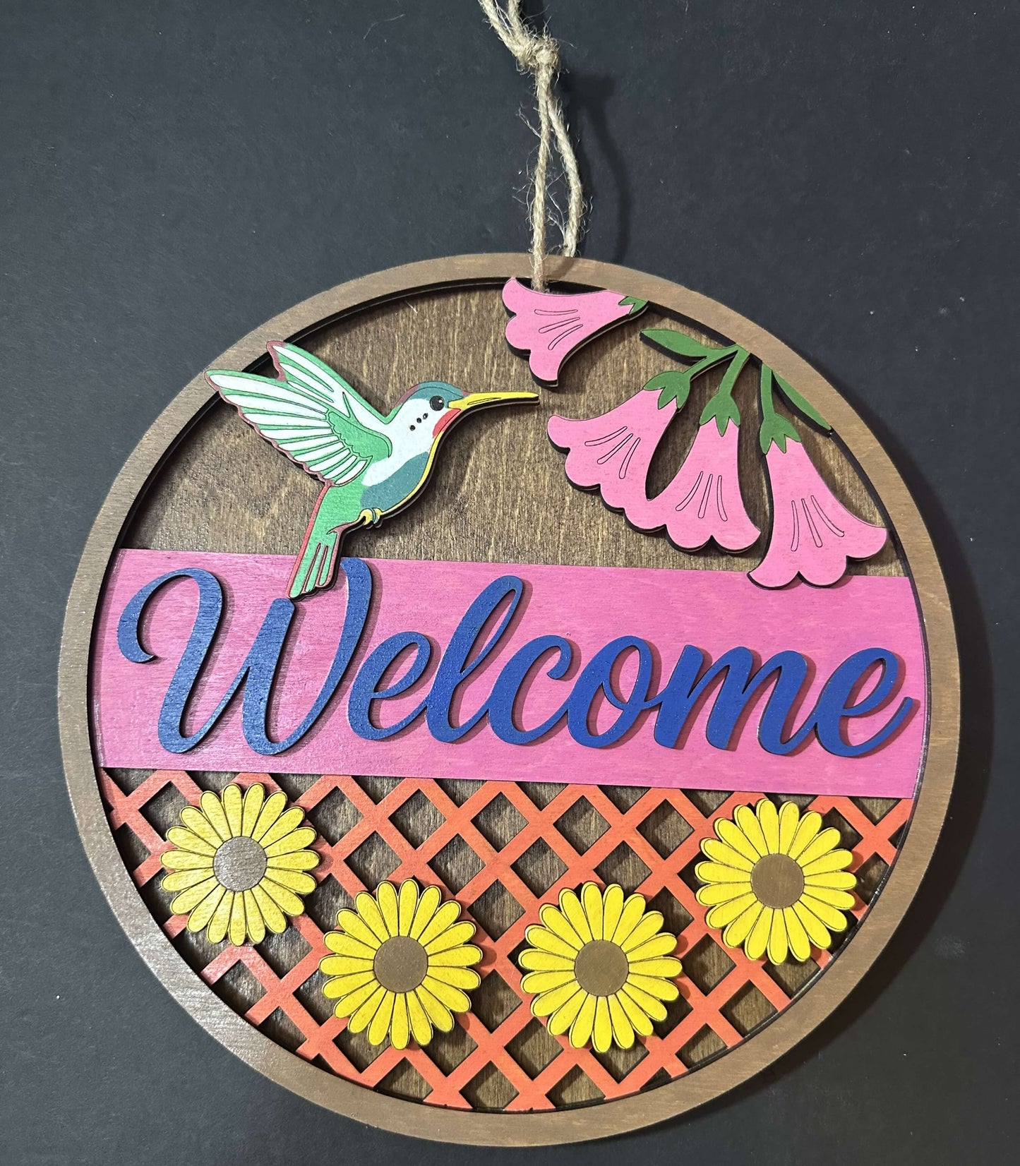 HUMMINGBIRD DOOR SIGN... CRAFTS