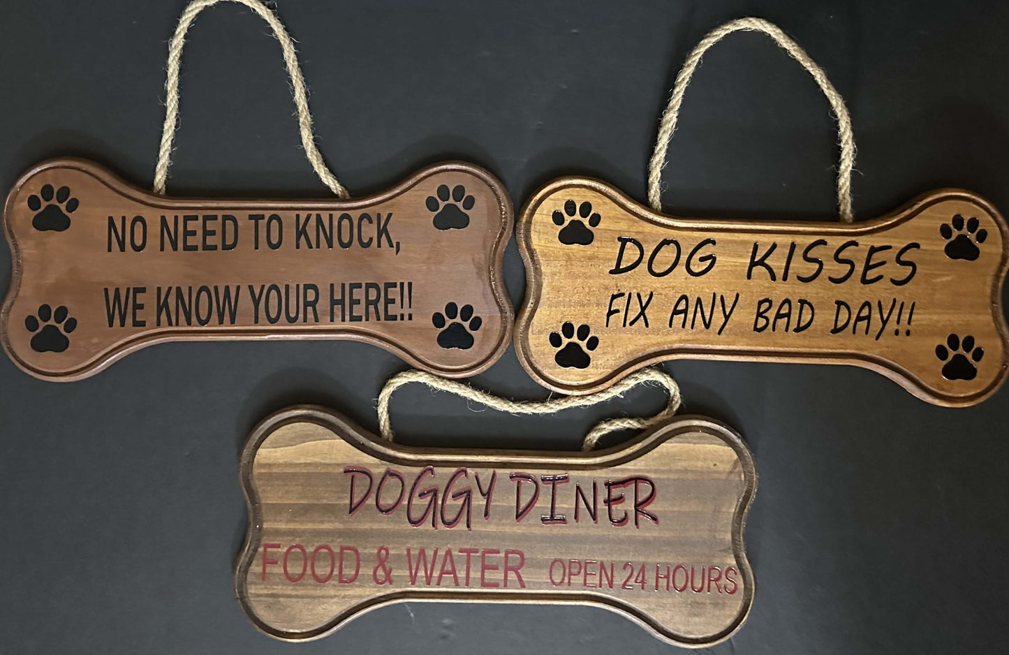 LOVE YOUR DOG SIGNS...CRAFTS $7 EACH
