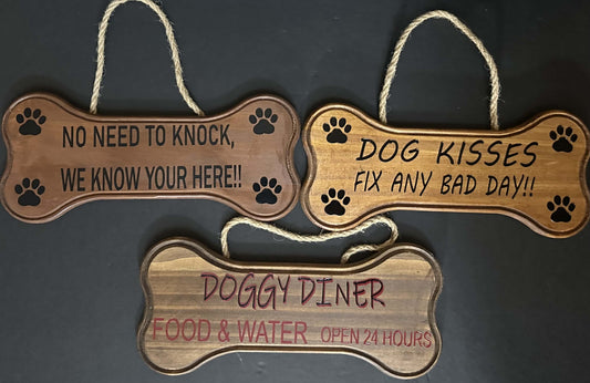 LOVE YOUR DOG SIGNS...CRAFTS $7 EACH