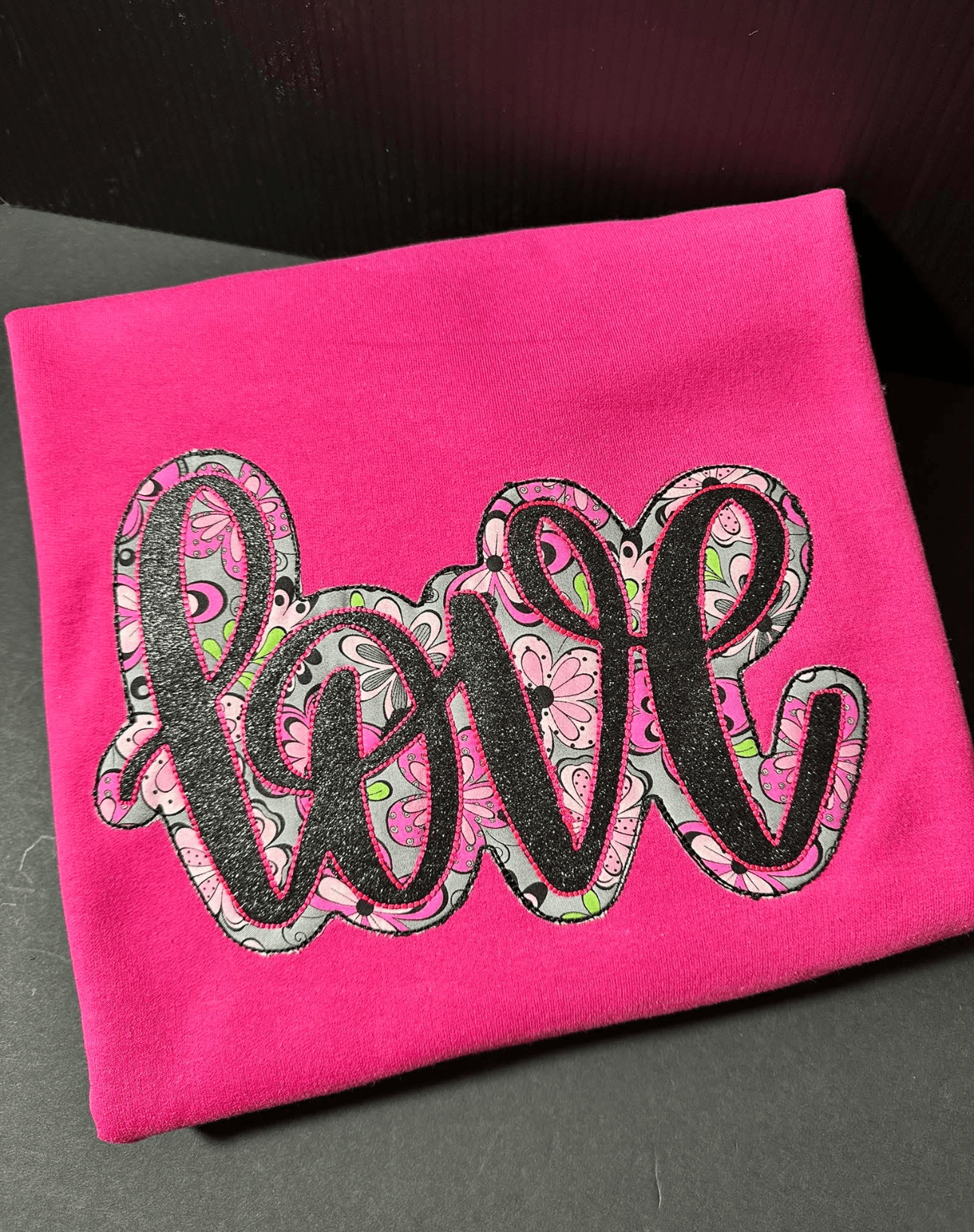 MADE WITH LOVE SHIRT... EMBROIDERY