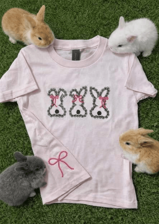 RABBIT TALES SHIRT... EMBROIDERY