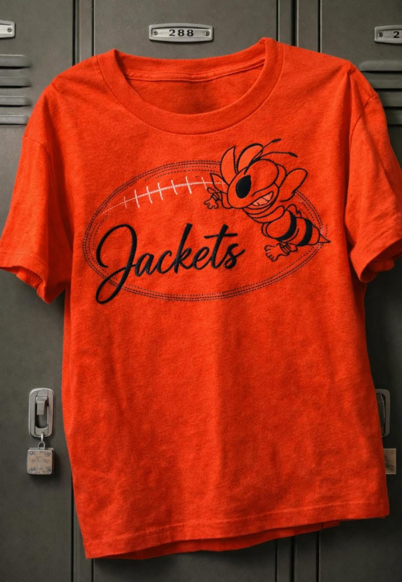 SCHOOL PRIDE YELLOWJACKET FOOTBALL... EMBROIDERY